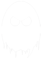 Ghost Logo - White